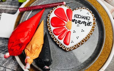 Ciastko z kwiatkiem na Dzień Mamy